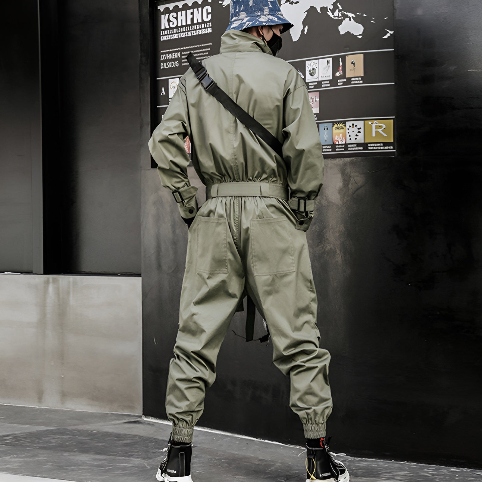 Men's Techwear Overalls
