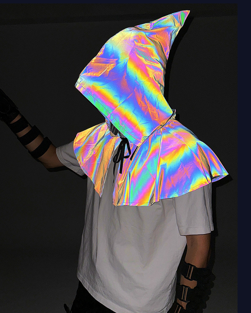 Halloween Colorful Reflective Wizard Cape