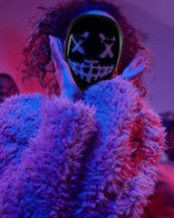 APP Changing Face Led Cyberpunk Mask