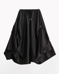 Harajuku Wide-Leg Cargo Skirt Pants