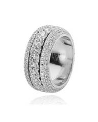 Hip Hop Rotatable Cuban Ring