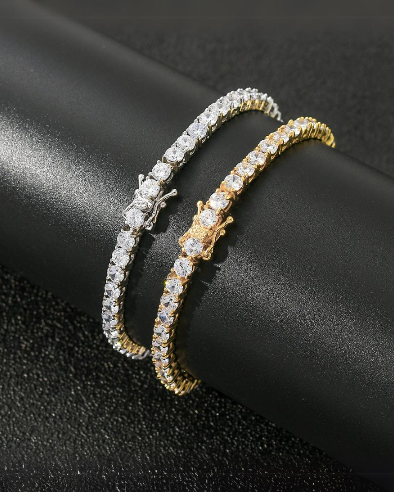 Hip Hop Tennis Cuban Link Bracelet