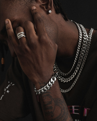 Hip Hop Jewelry Stainless Steel Cuban Link Bracelet