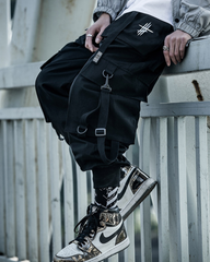 Street Style Black Cargo Pants
