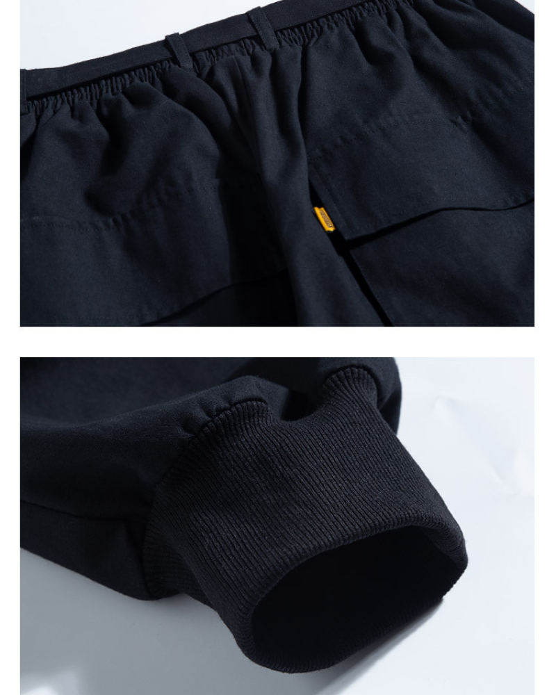 Street Style Black Cargo Pants