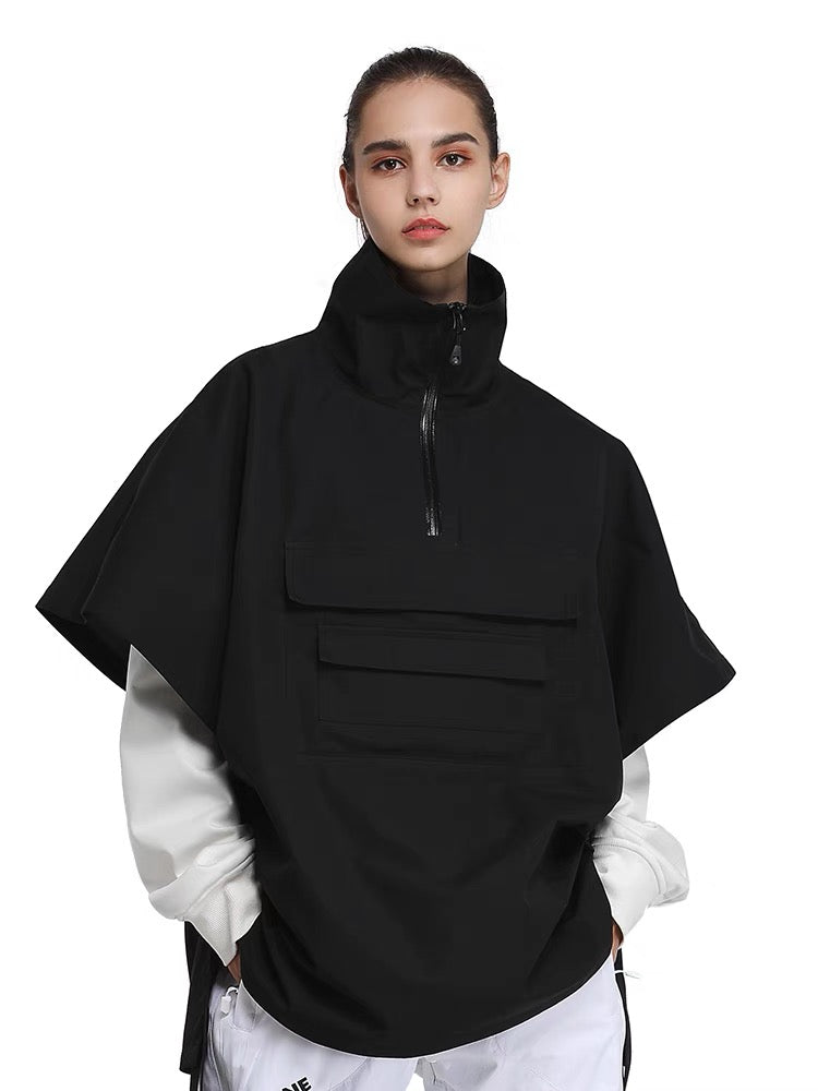 Ski Wear Outdoor Cloak Baggy Ski Jacket -Unisex
