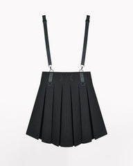 JK Style Pleated Suspender Skirt