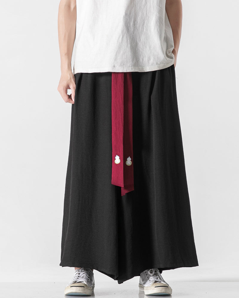 Janpanese Belt Wide Hakama Pants