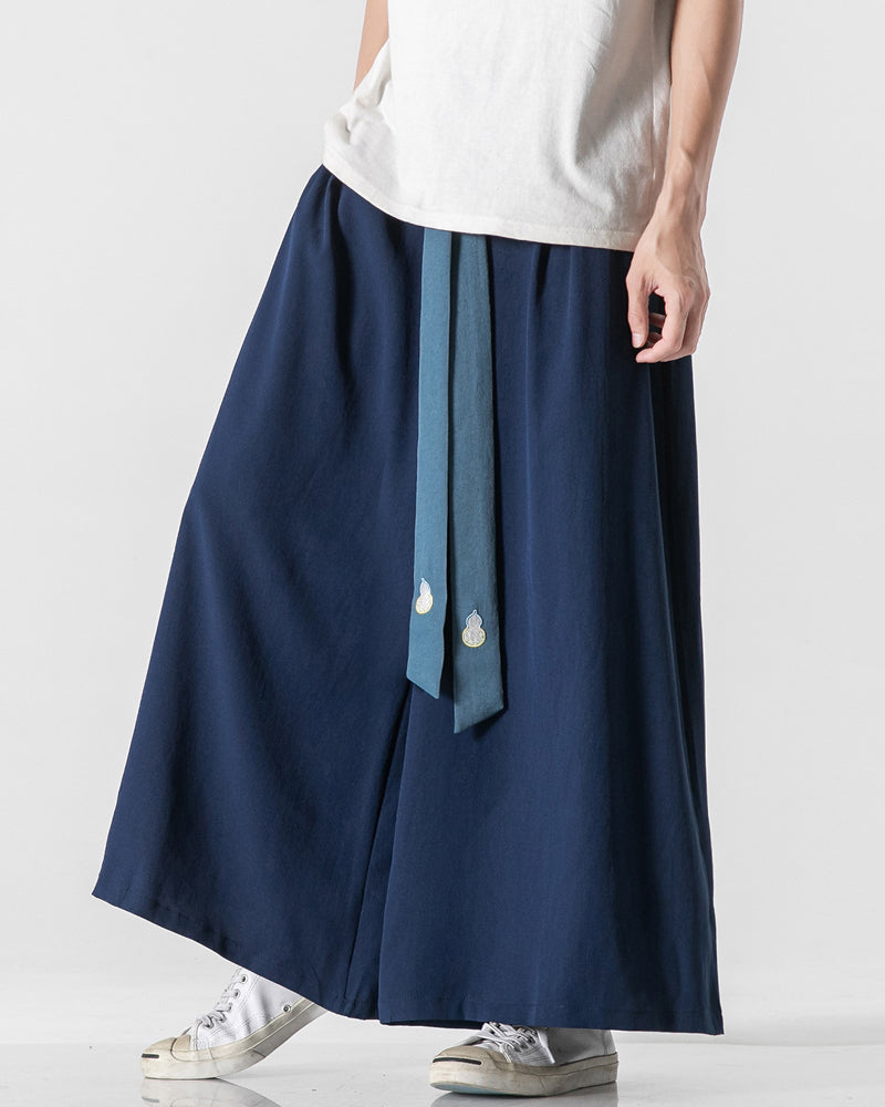 Janpanese Belt Wide Hakama Pants