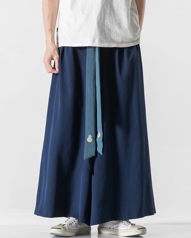 Janpanese Belt Wide Hakama Pants
