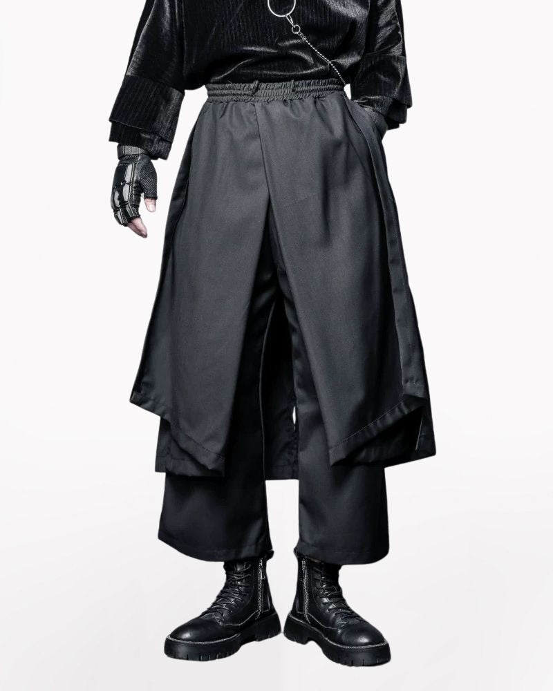 Janpanese Samurai False Two-Piece Hakama Pants