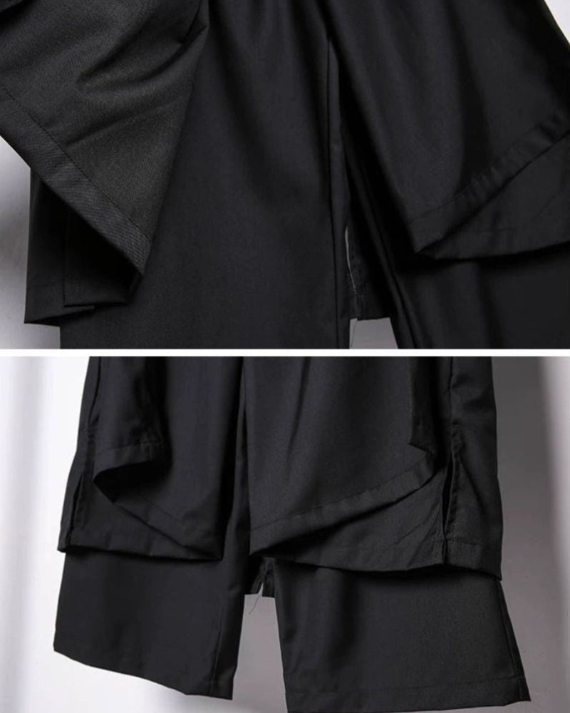 Janpanese Samurai False Two-Piece Hakama Pants