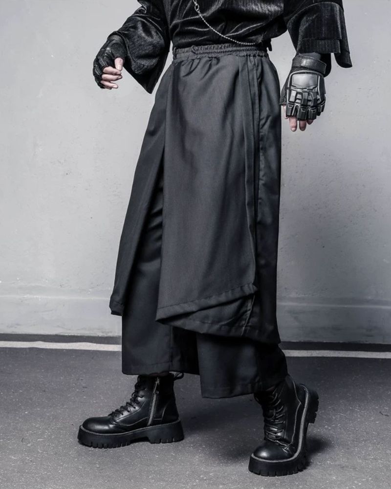 Janpanese Samurai False Two-Piece Hakama Pants