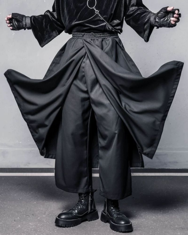 Janpanese Samurai False Two-Piece Hakama Pants