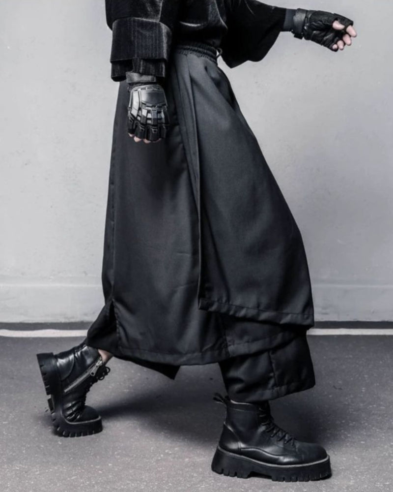 Janpanese Samurai False Two-Piece Hakama Pants