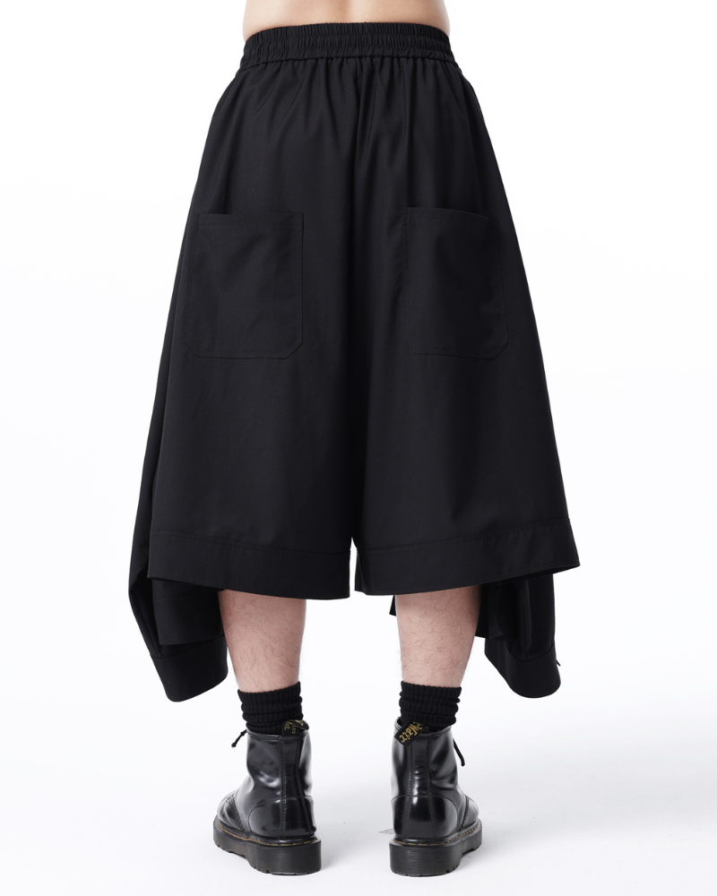 Japanese Deconstructed Shirt Look Hakama Pants