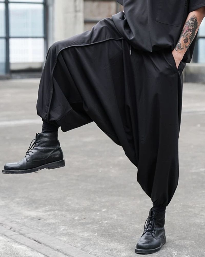 Japanese Hakama Black Pants