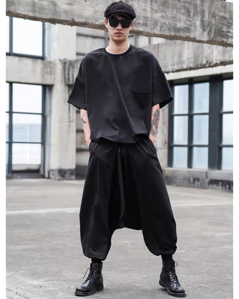 Japanese Hakama Black Pants