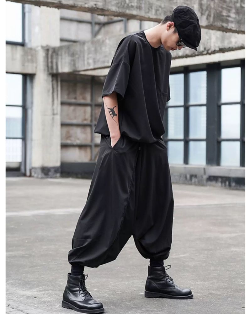 Japanese Hakama Black Pants