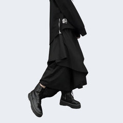 Long Black Gothic Skirt