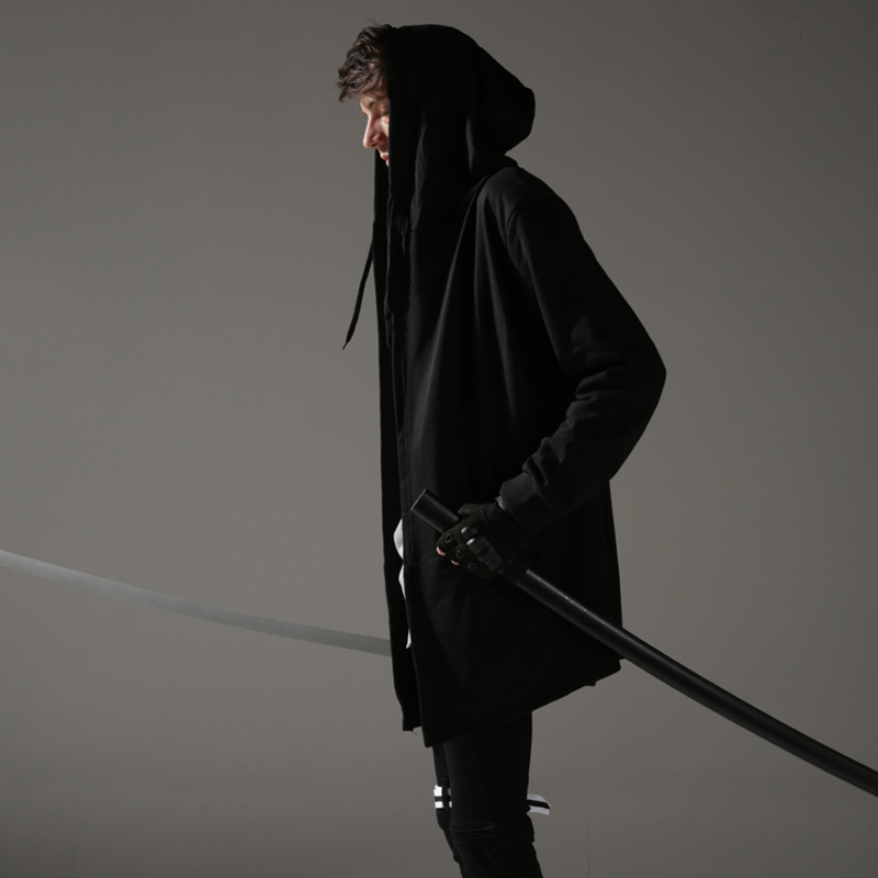 Long Hooded Sweatshirt