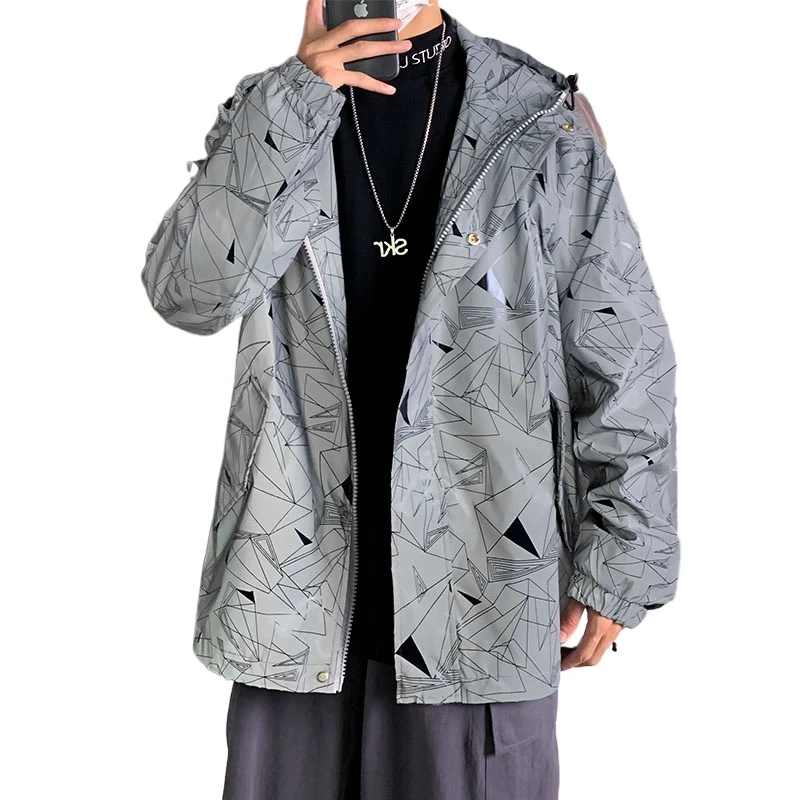 Men's Reflective Hoodie