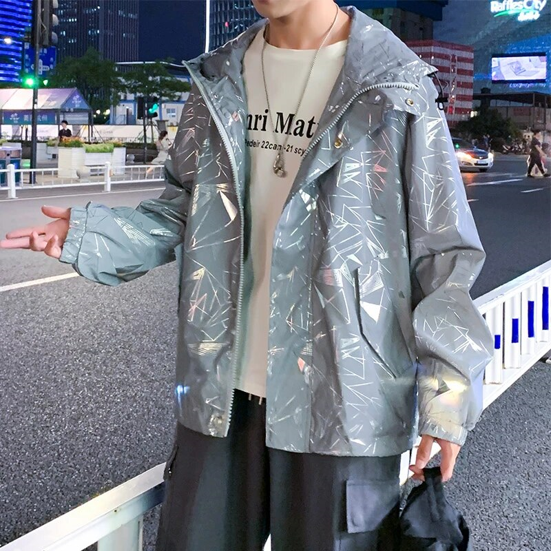 Men's Reflective Hoodie