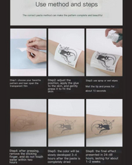 Arm Finger Cyberpunk Tattoo