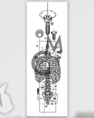 Mechanical Cyberpunk Arm Tattoo