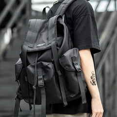 Black Techwear Backpack