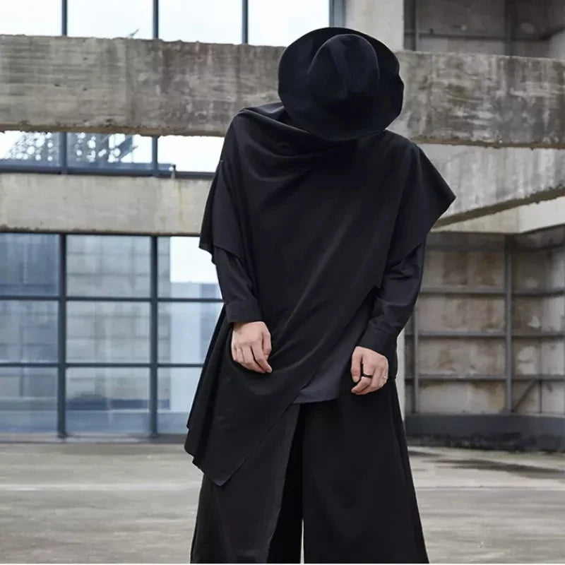 High Collar Poncho
