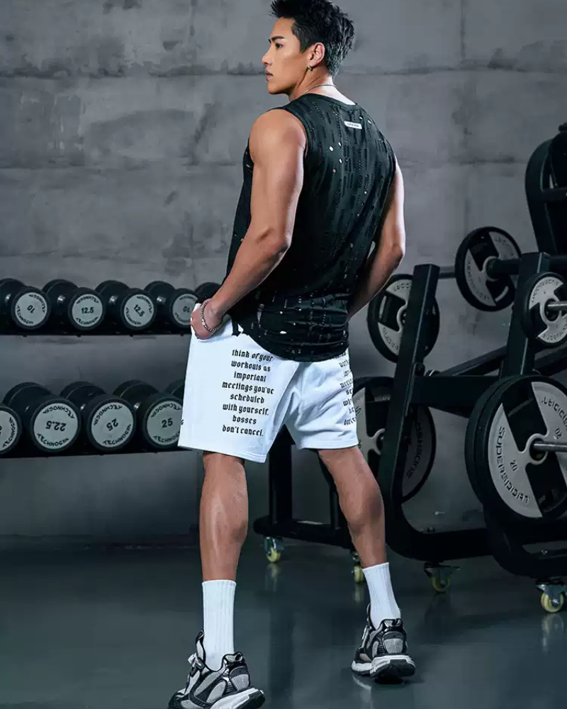Men's Mesh Breathable Sleeveless Muscle Shirt