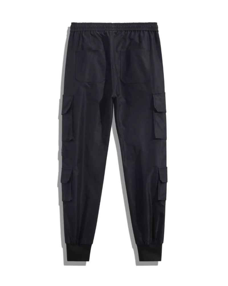 Women Black Slim Cargo Pants