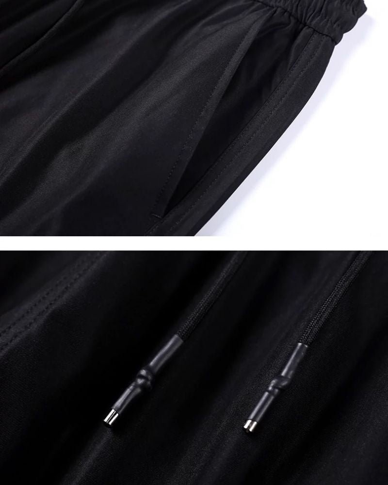 Women Black Slim Cargo Pants