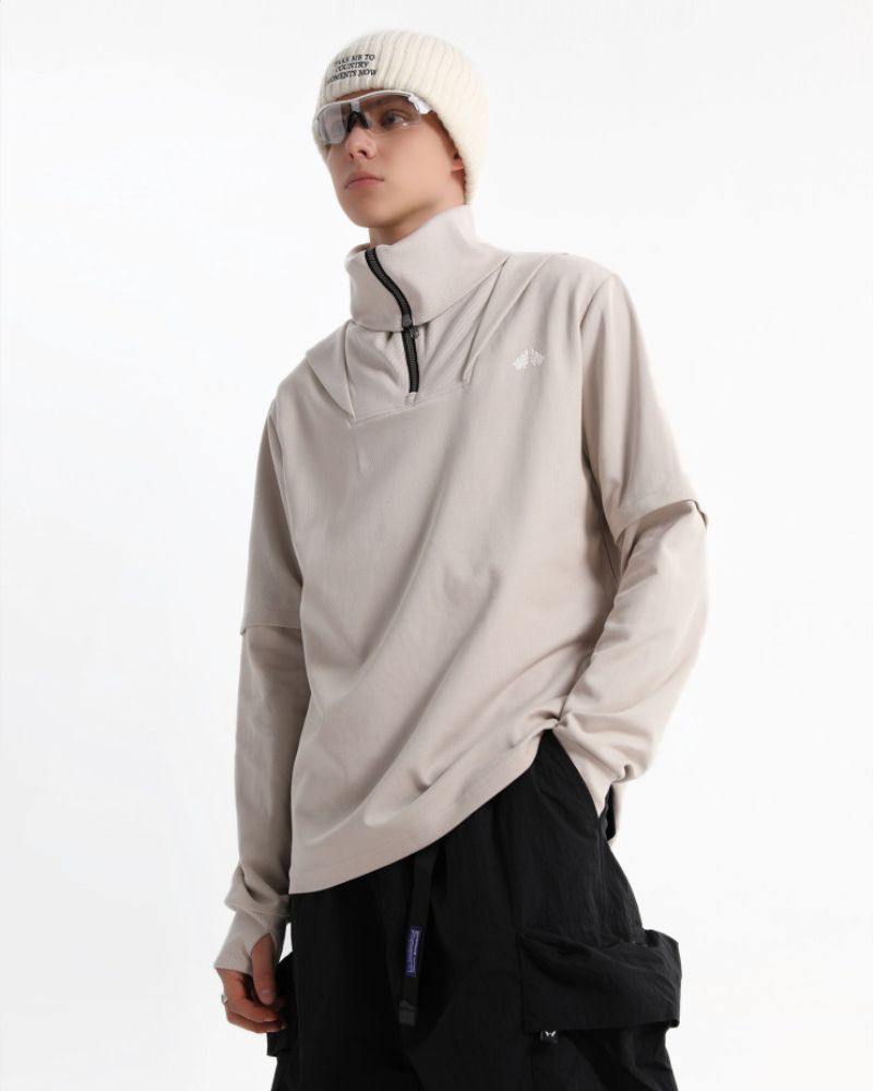 Multi-form Outdoor High Neck Hoodie