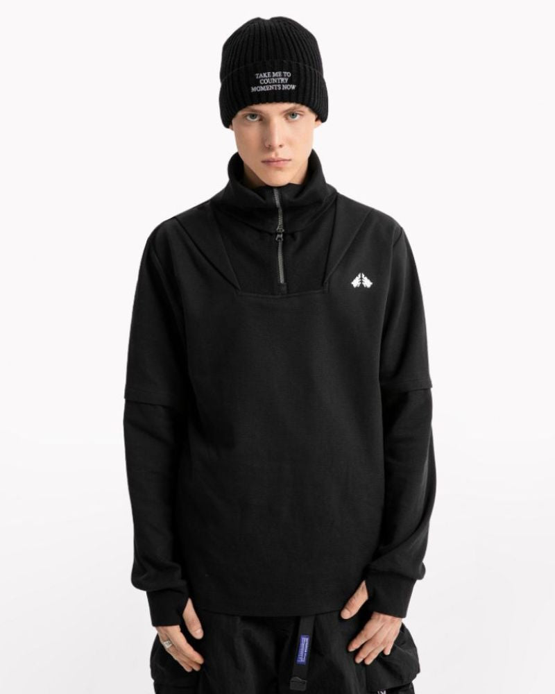 Multi-form Outdoor High Neck Hoodie