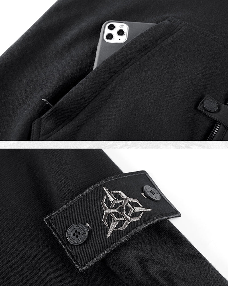 Fake Two Vest Tactical Hoodie