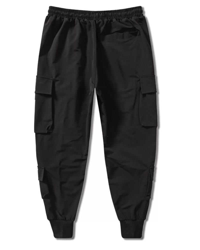 High-Street Black Cargo Pants