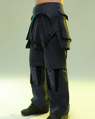 Cyberpunk Outfits Operative Detachable Two-Piece Pants