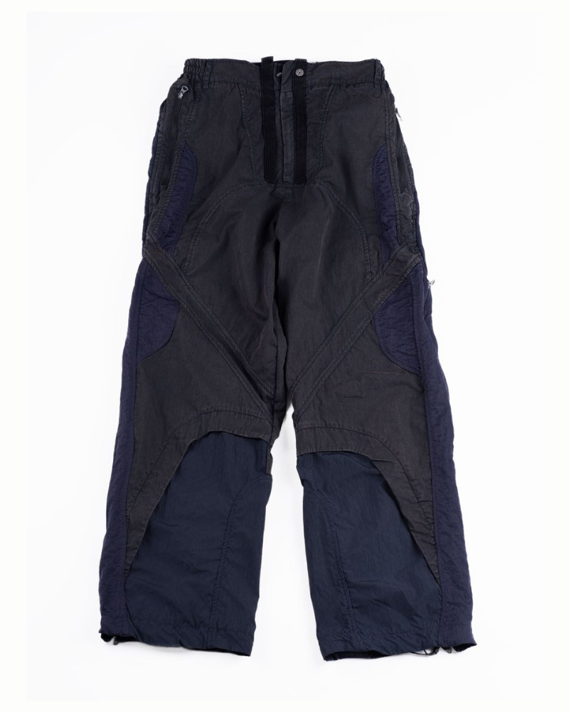 Outdoor Colorblock Straight Cargo Casual Pants