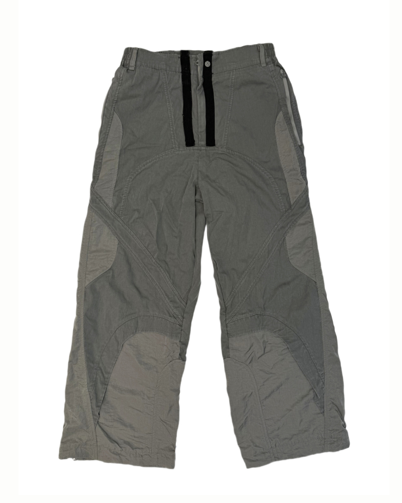 Outdoor Colorblock Straight Cargo Casual Pants