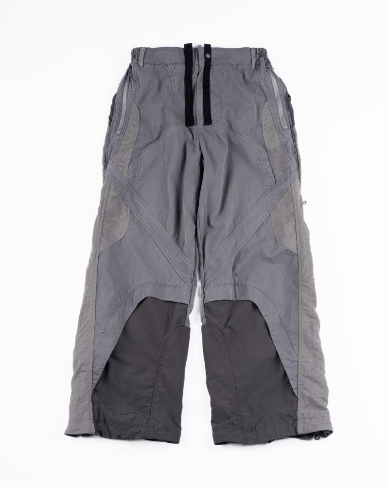 Outdoor Colorblock Straight Cargo Casual Pants