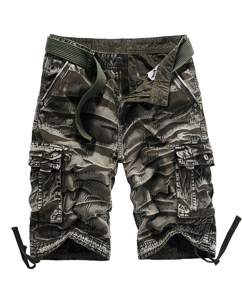 Outdoor Long Camo Jorts | Cargo Shorts