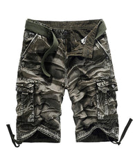 Outdoor Long Camo Jorts | Cargo Shorts