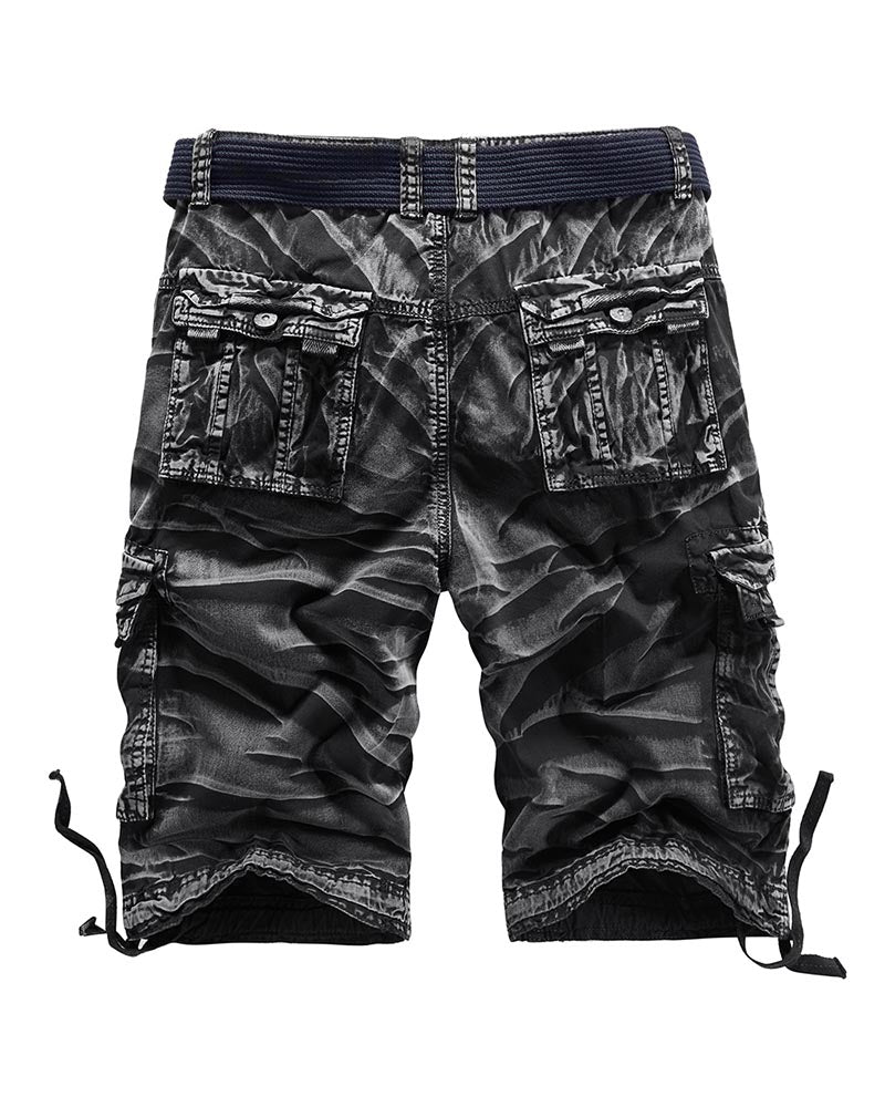 Outdoor Long Camo Jorts | Cargo Shorts