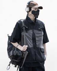 Outdoor Functional Stand Collar Cargo Vest