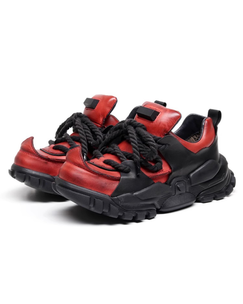 Outdoor Hiking Boots Punk Chunky Dad Shoes
