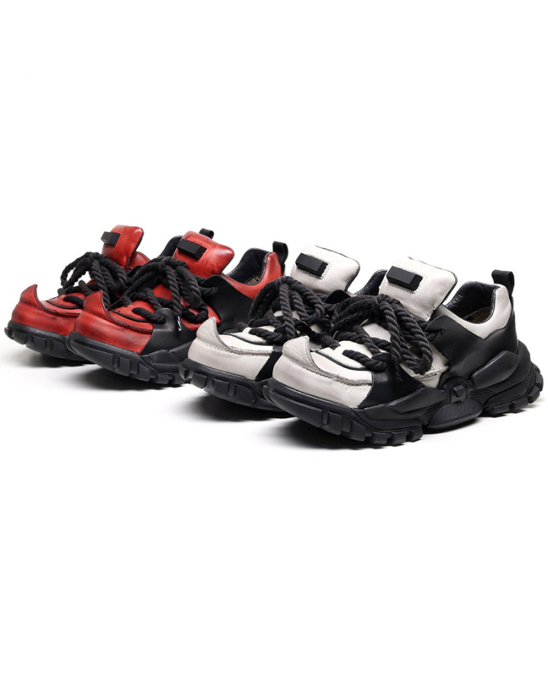 Outdoor Hiking Boots Punk Chunky Dad Shoes