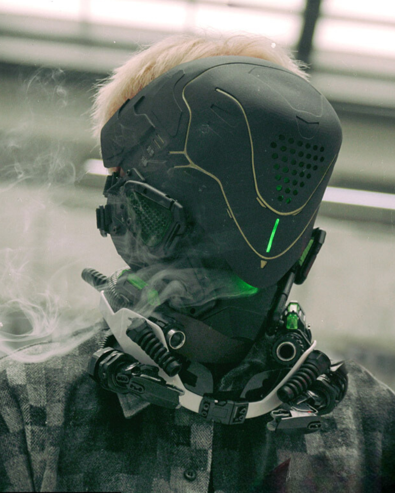 Out of Space Cyberpunk Futuristic Necklace