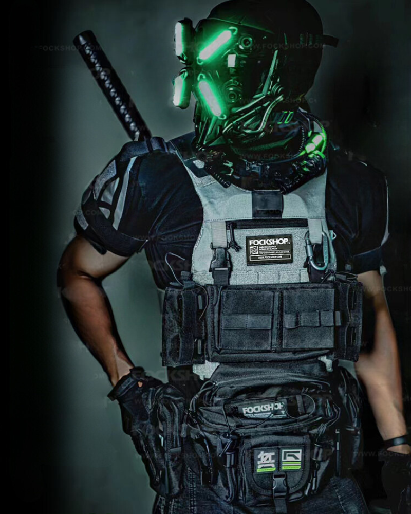 Future Envoy LED Cyberpunk Helmet Mask